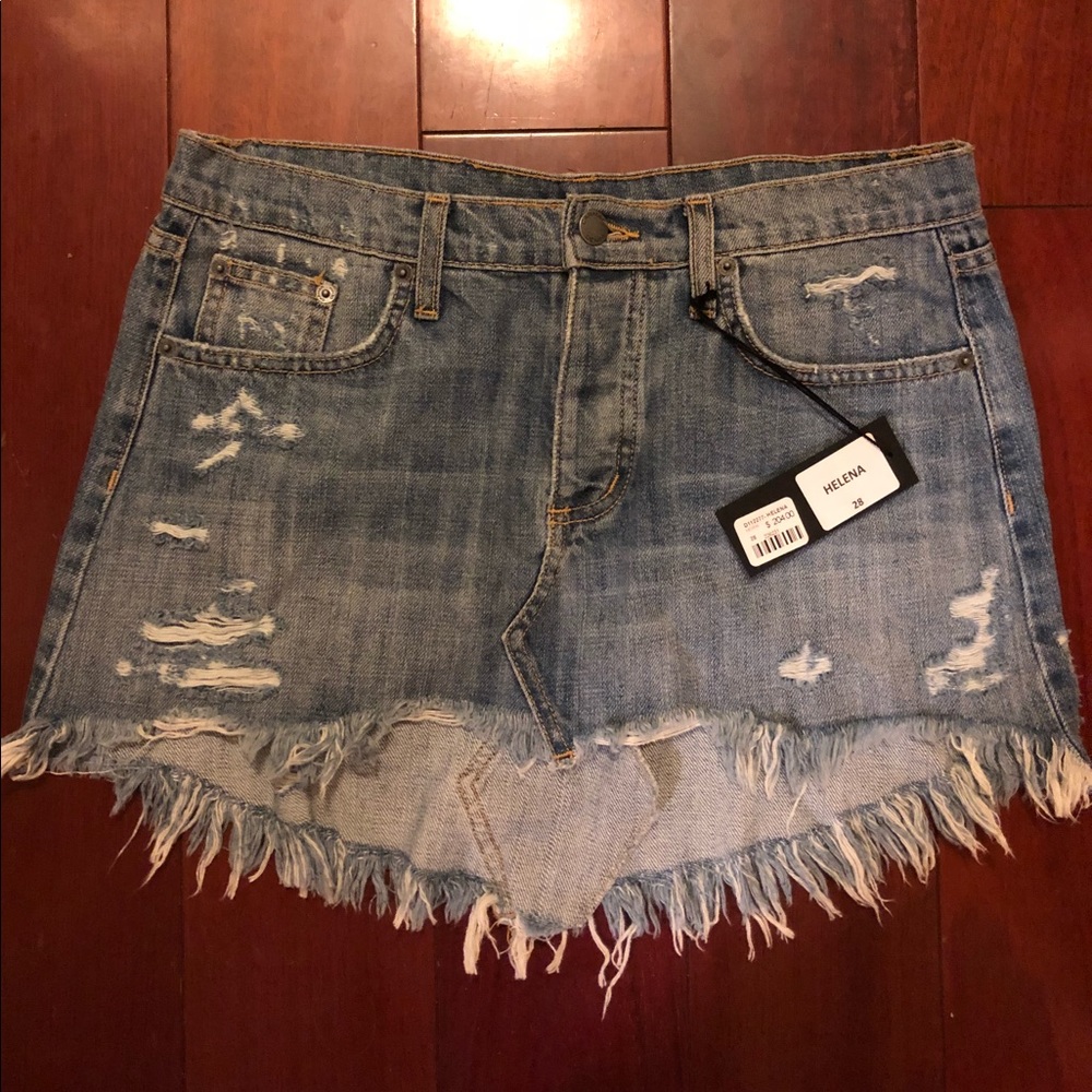 LF NWT jean skirt!!!!